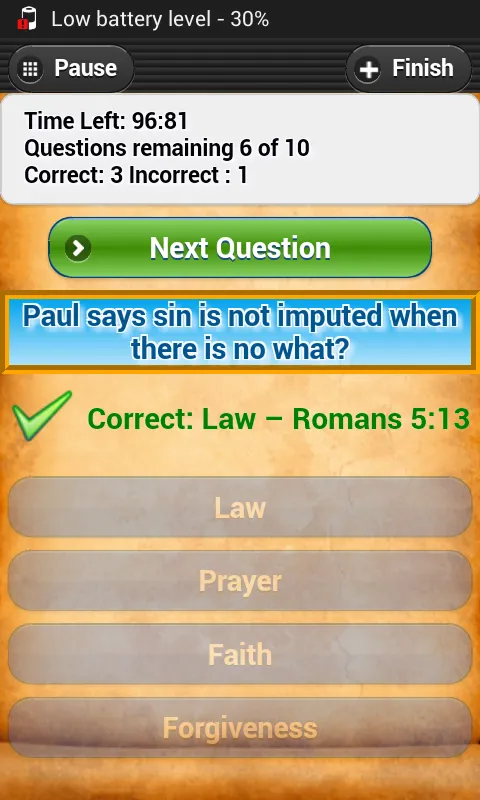 Bible Trivia Quiz, Bible Guide | Indus Appstore | Screenshot