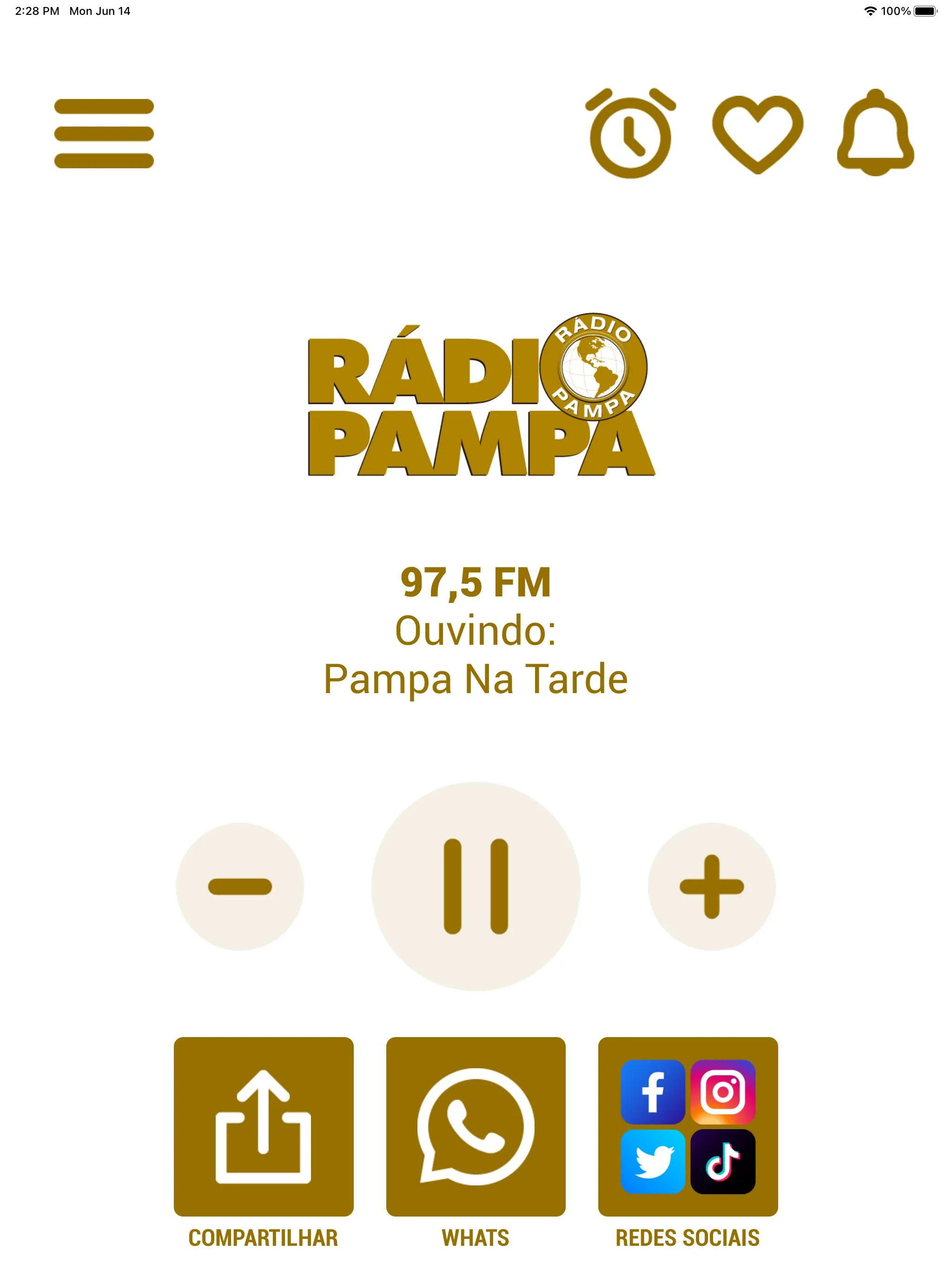 Rádio Pampa - 97,5 FM | Indus Appstore | Screenshot