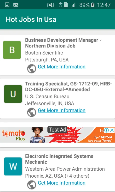 USA Jobs, Jobs in USA | Indus Appstore | Screenshot