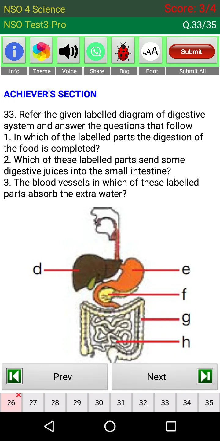 NSO 4 Science Olympiad | Indus Appstore | Screenshot