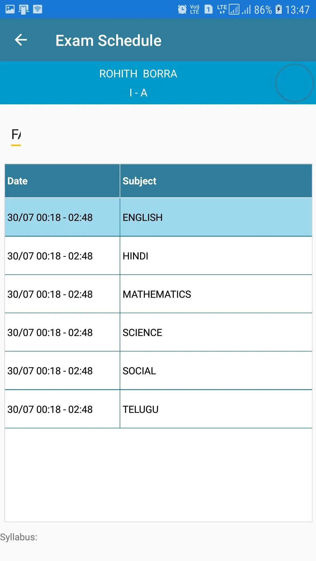 AryaBhatta Concept School Thor | Indus Appstore | Screenshot