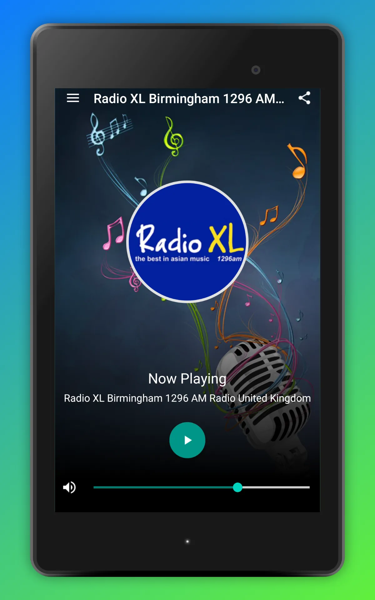 Radio XL 1296 AM birmingham UK | Indus Appstore | Screenshot