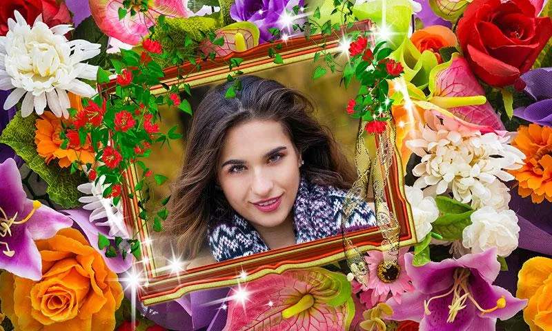 Flower Photo Frames | Indus Appstore | Screenshot