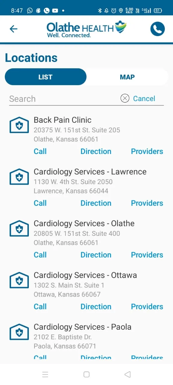 Olathe Health | Indus Appstore | Screenshot