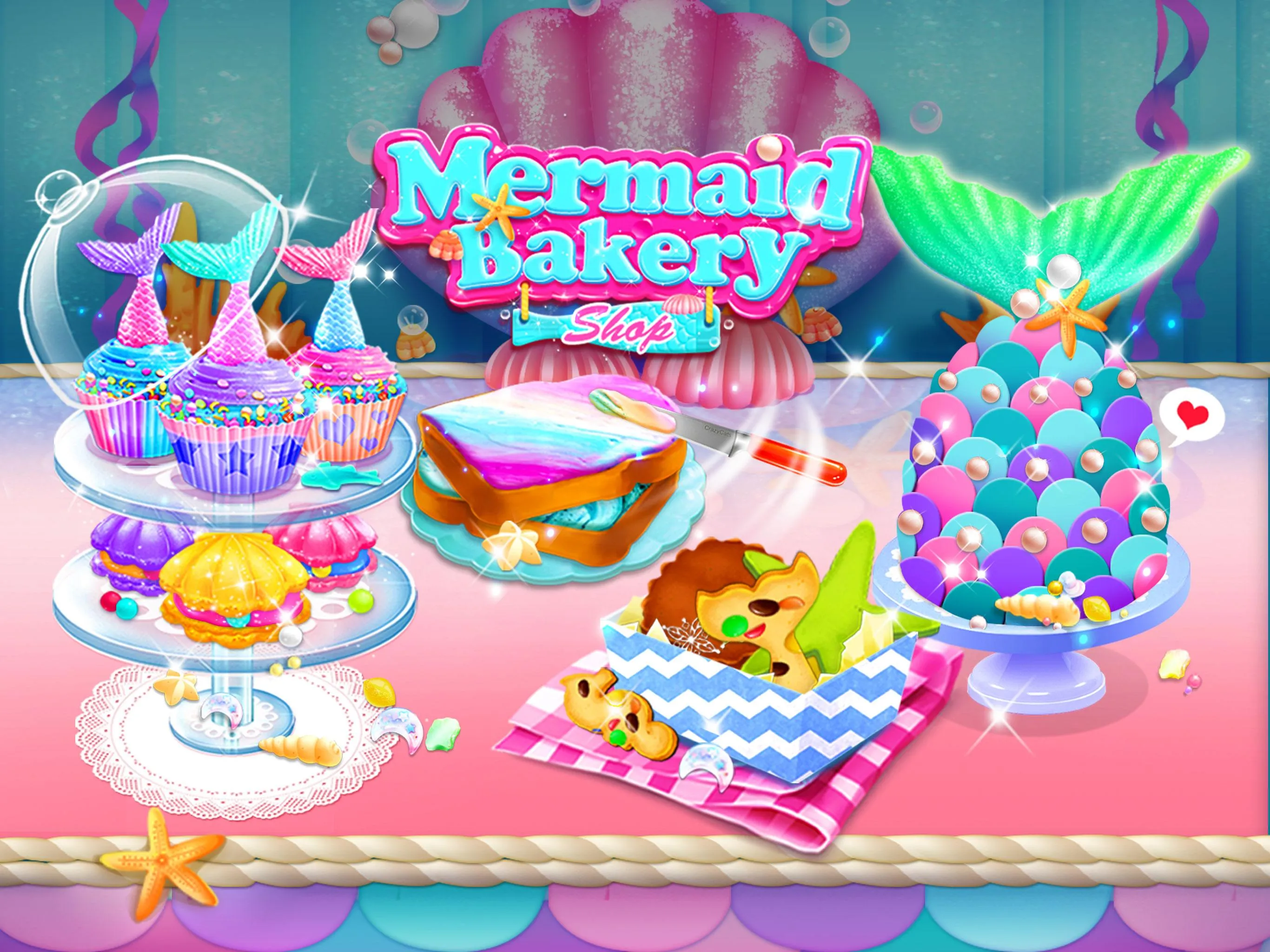 Mermaid Unicorn Bakery Game | Indus Appstore | Screenshot