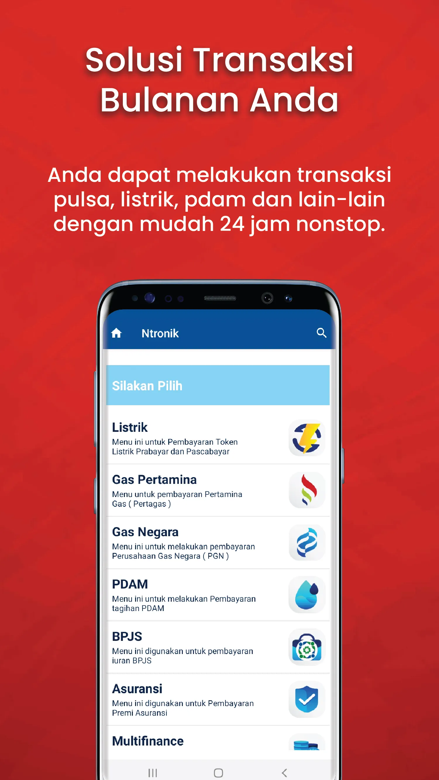 NTronik : Isi Pulsa Murah | Indus Appstore | Screenshot