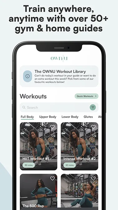 OWNU: Strength & Gym Training | Indus Appstore | Screenshot