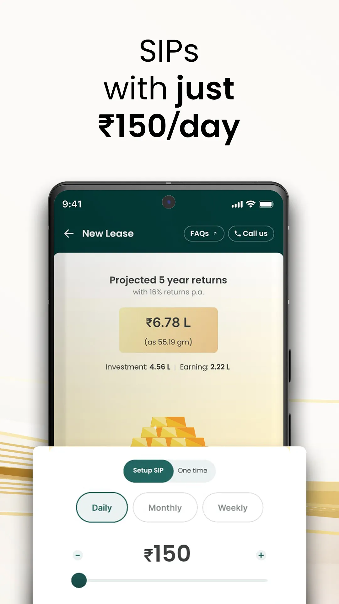 Gullak: Extra 5% Gold p.a. | Indus Appstore | Screenshot