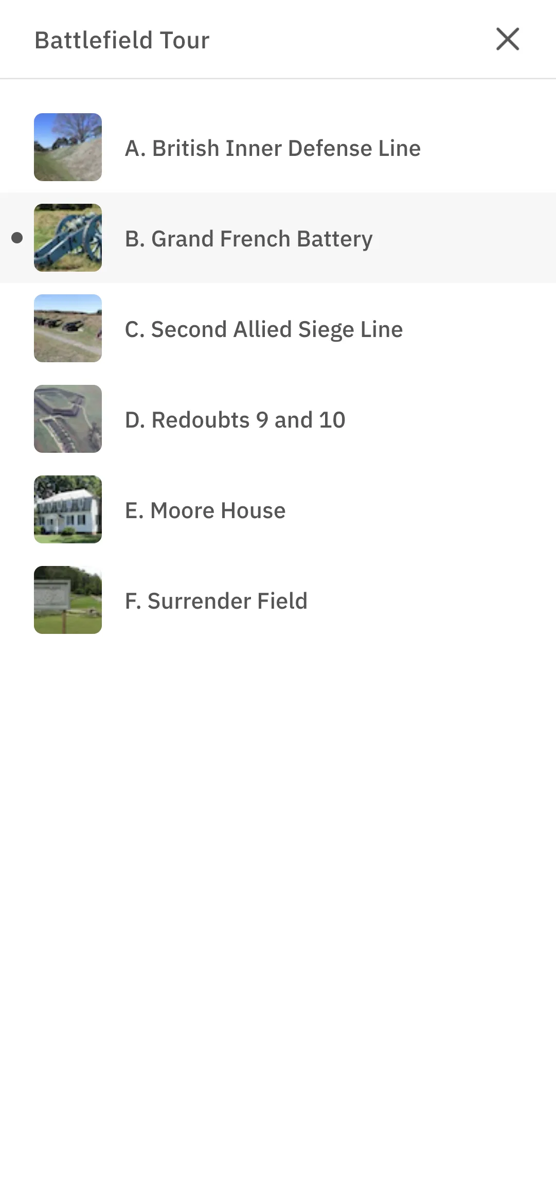 Yorktown Tour Guide | Indus Appstore | Screenshot