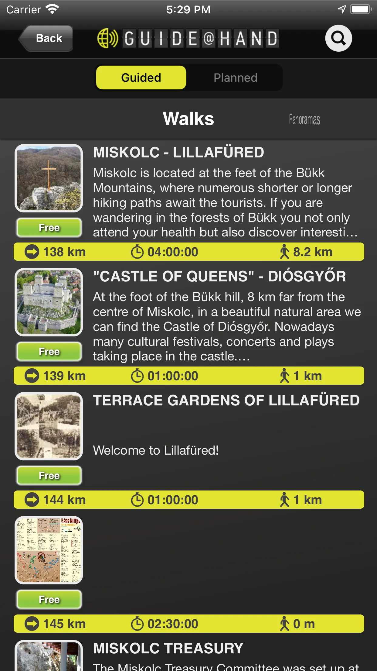 Miskolc GUIDE@HAND | Indus Appstore | Screenshot