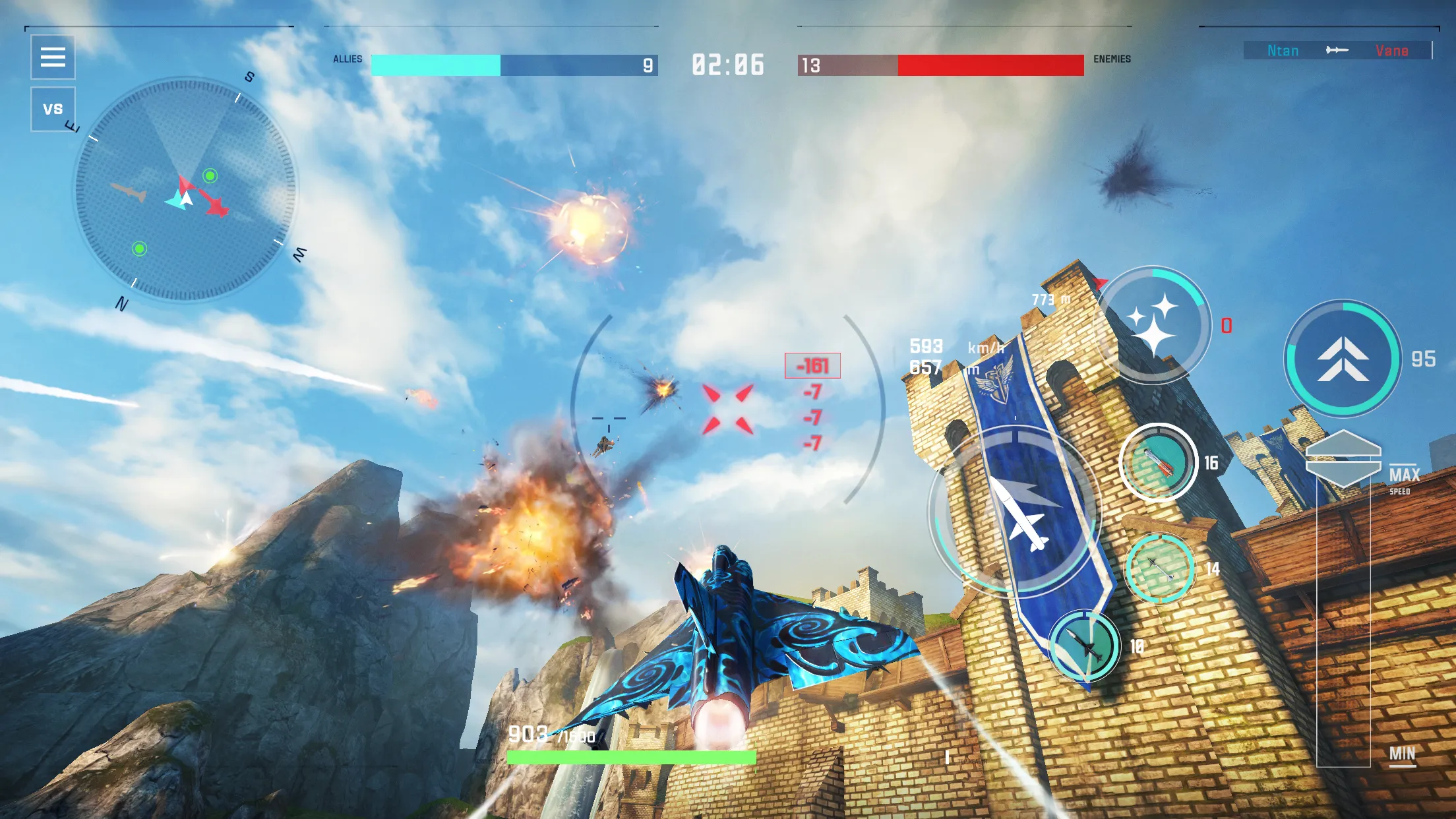 Sky Combat 2: Air Combat PvP | Indus Appstore | Screenshot