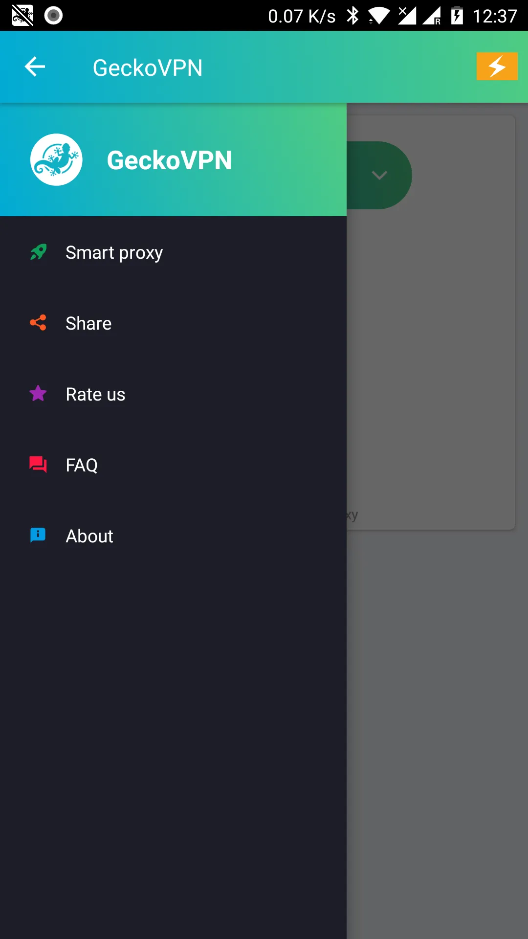 GeckoVPN Unlimited Proxy VPN | Indus Appstore | Screenshot