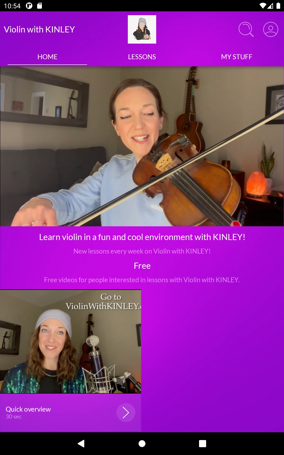 Violin with KINLEY | Indus Appstore | Screenshot