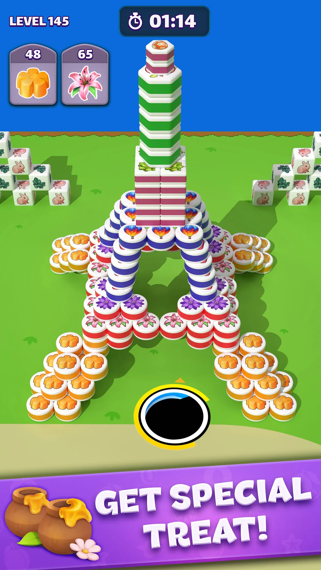 Tiles in Hole: Black Hole | Indus Appstore | Screenshot
