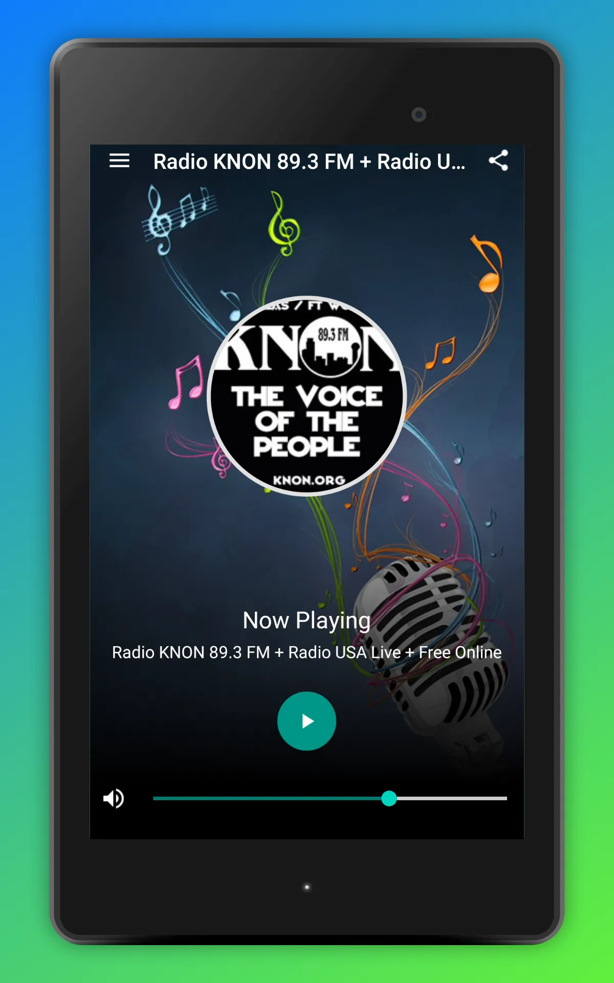 KNON 89.3 FM Dallas Tx Radio | Indus Appstore | Screenshot