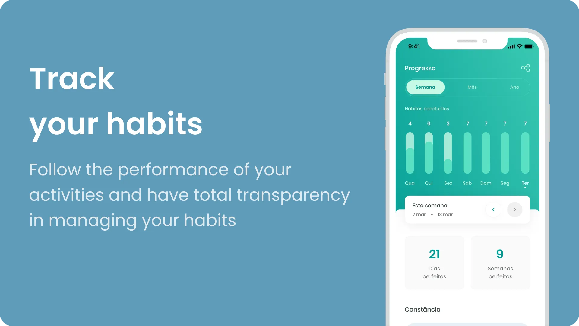 Constante: Habits and Goals | Indus Appstore | Screenshot