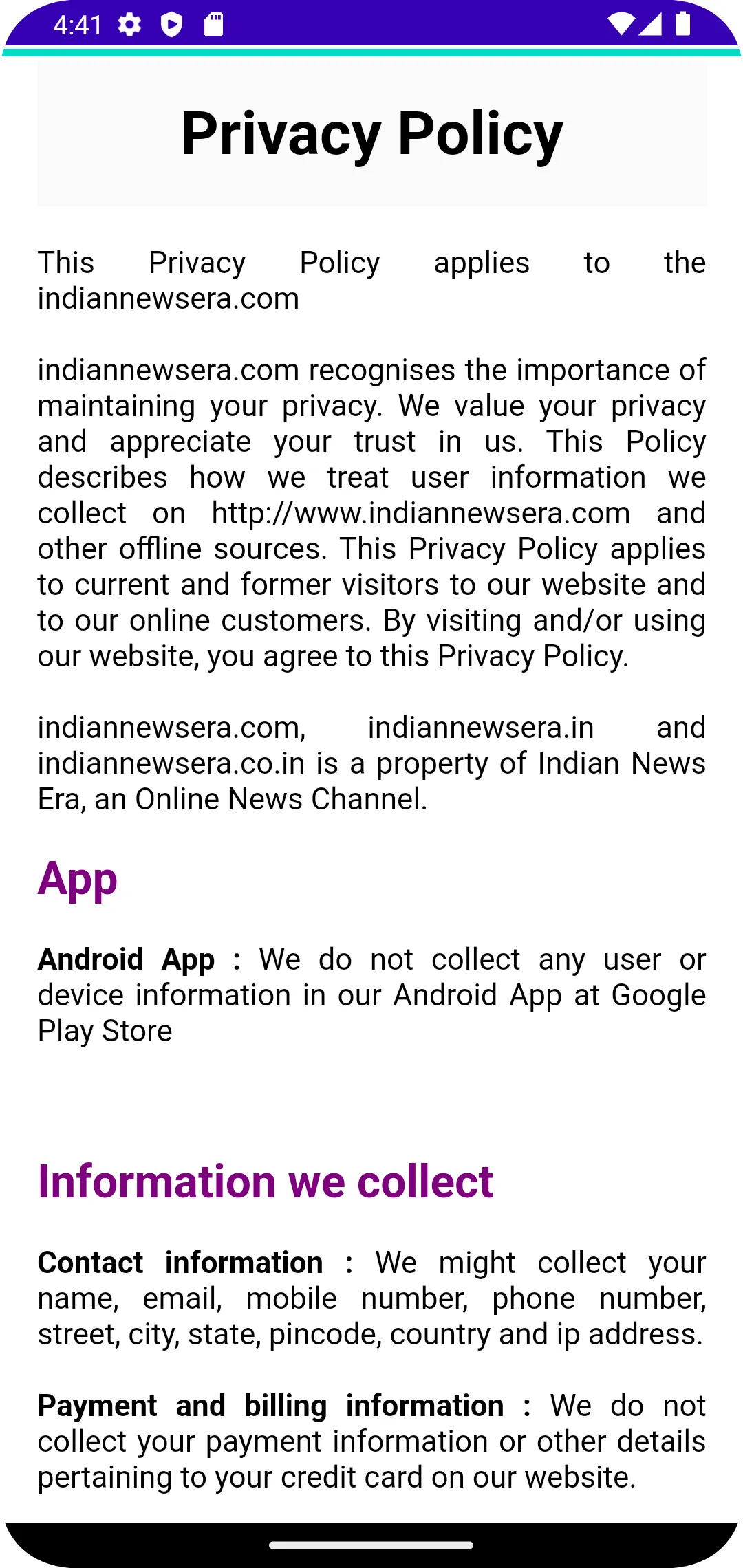 Indian News Era | Indus Appstore | Screenshot