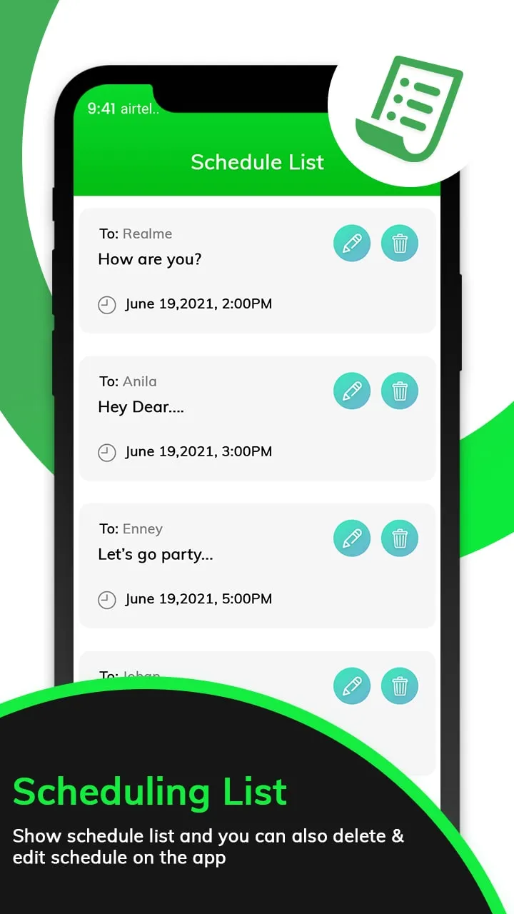 Whats schedule: Auto Messages | Indus Appstore | Screenshot