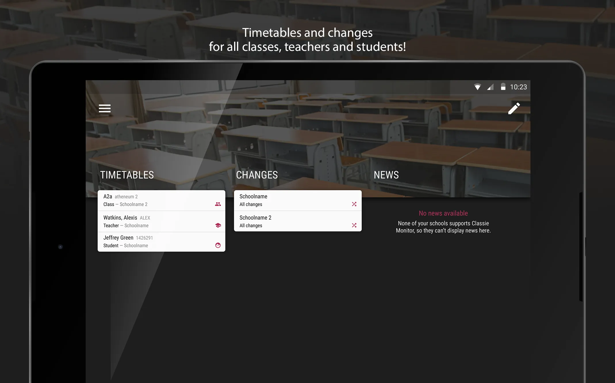 Classie for Timetables | Indus Appstore | Screenshot