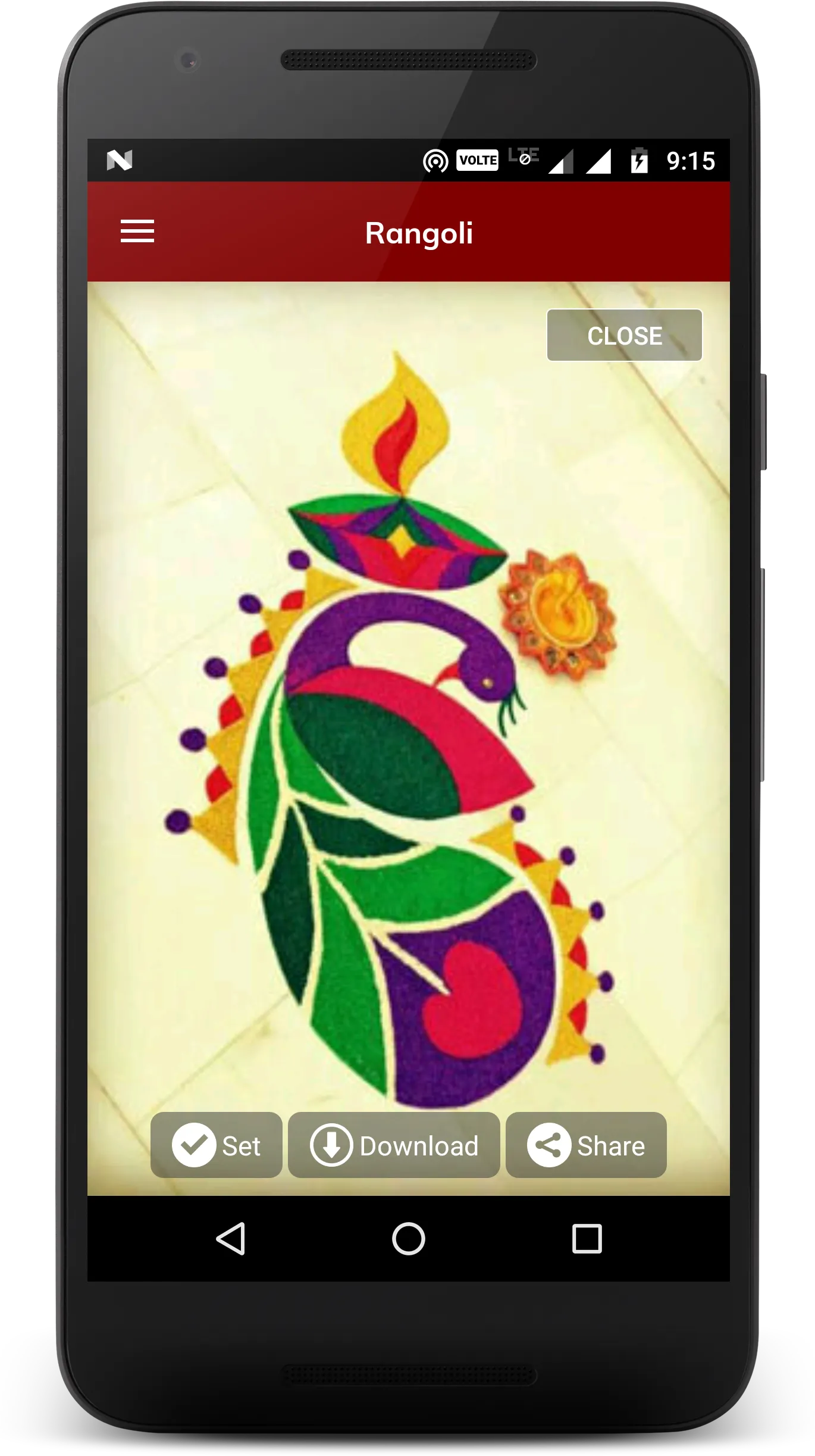 Rangoli Designs | Indus Appstore | Screenshot