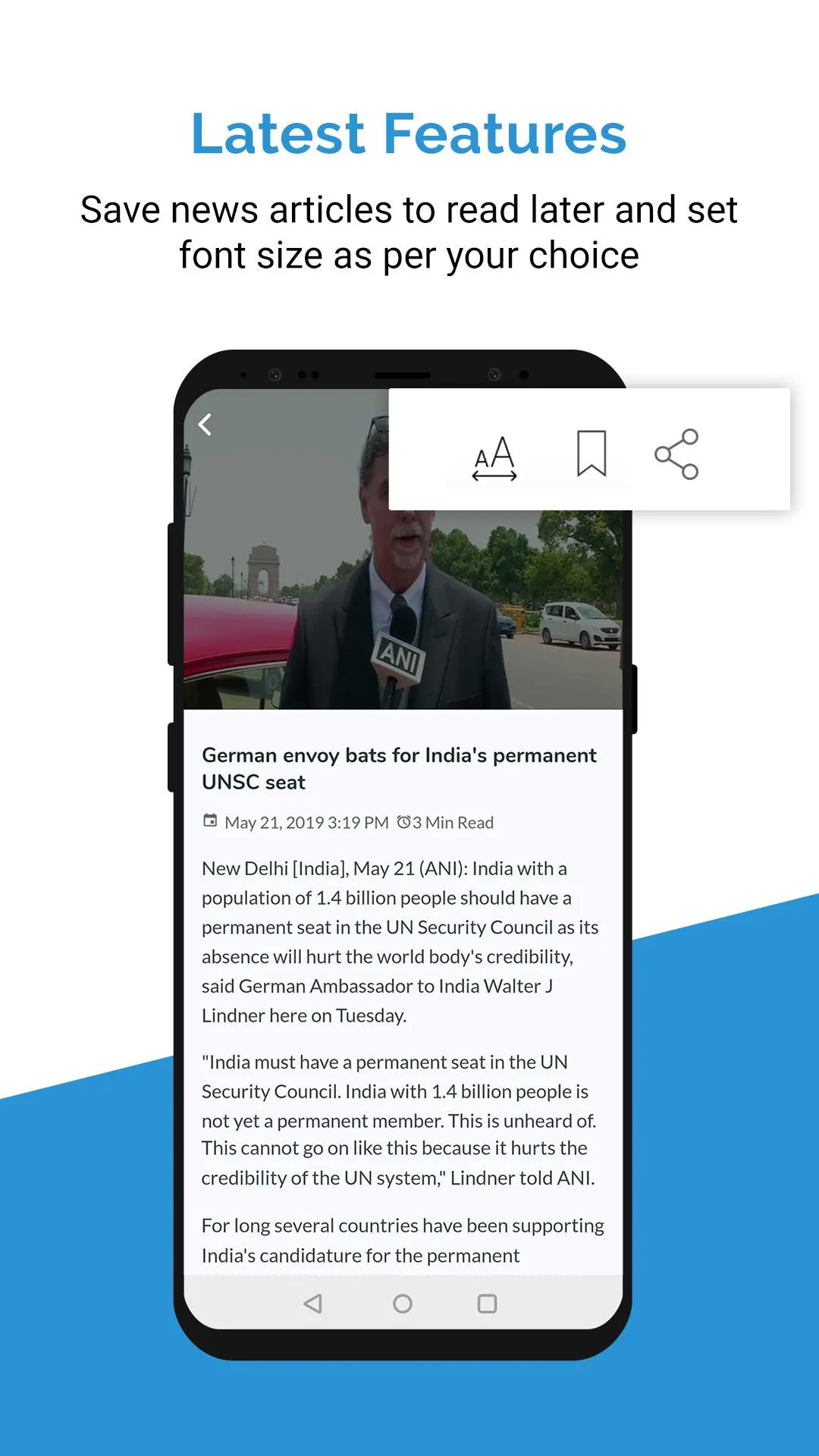 ANI News | Indus Appstore | Screenshot