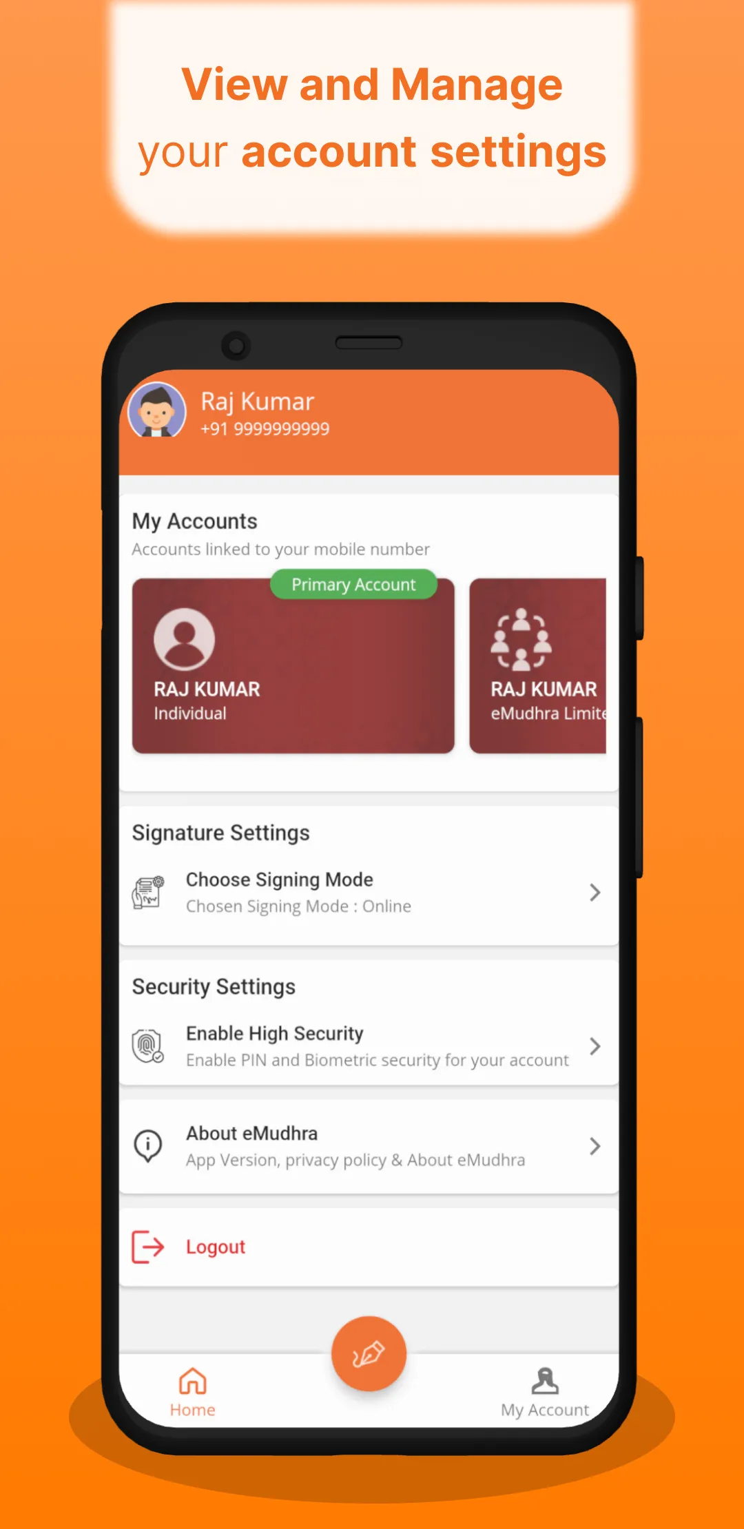 eMudhra App | Indus Appstore | Screenshot
