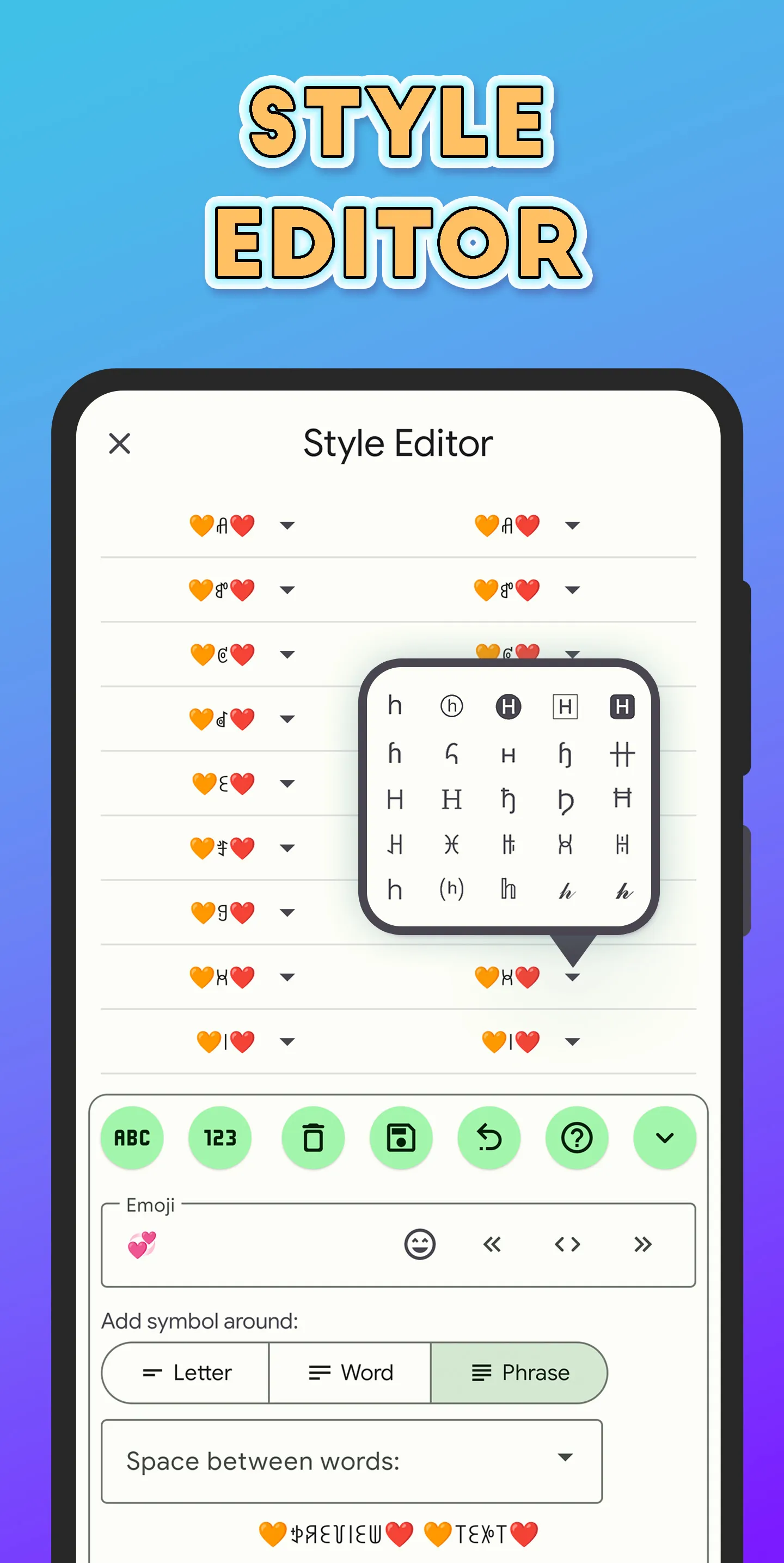 Stylish Text - Fonts Keyboard | Indus Appstore | Screenshot