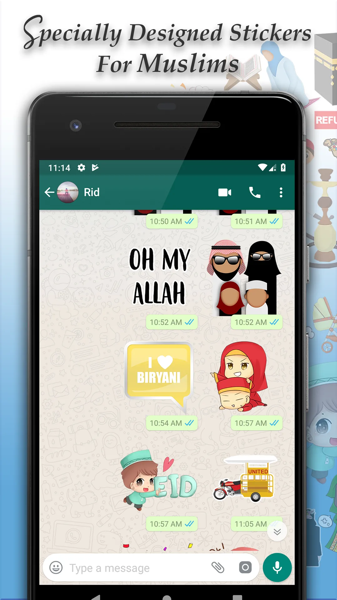 Muslim Islamic Stickers 2024 | Indus Appstore | Screenshot