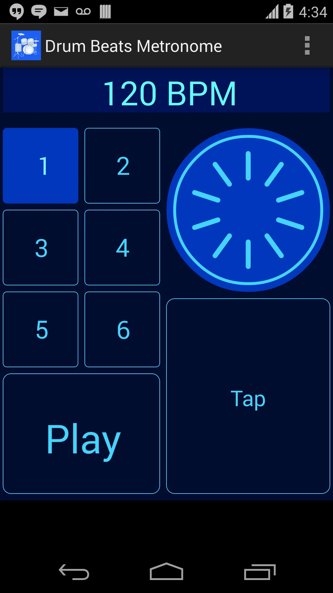 Drum Beats Metronome | Indus Appstore | Screenshot