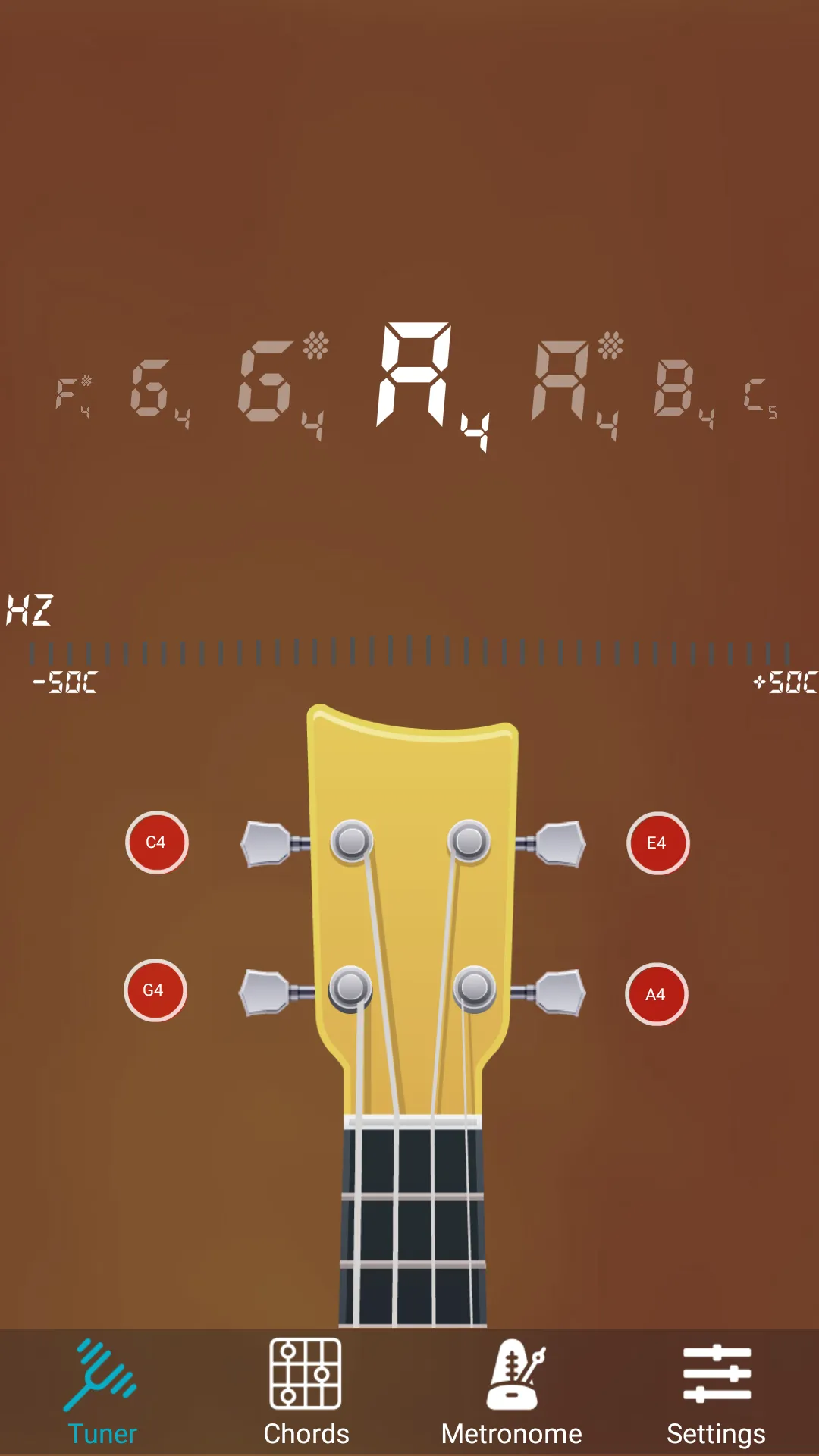 Ukulele Tuner & Chords | Indus Appstore | Screenshot