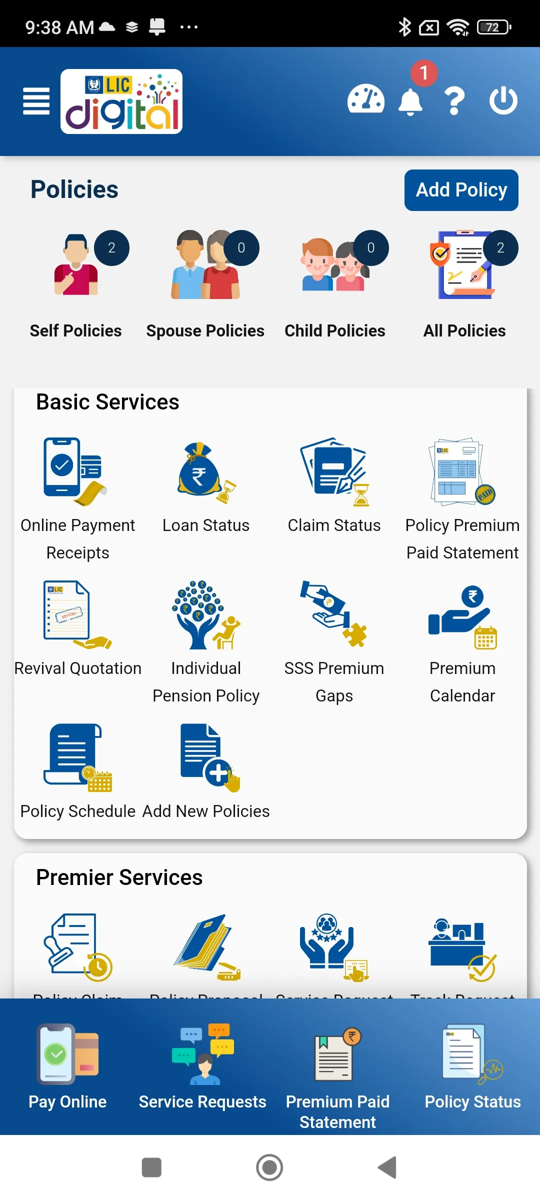LIC Digital | Indus Appstore | Screenshot