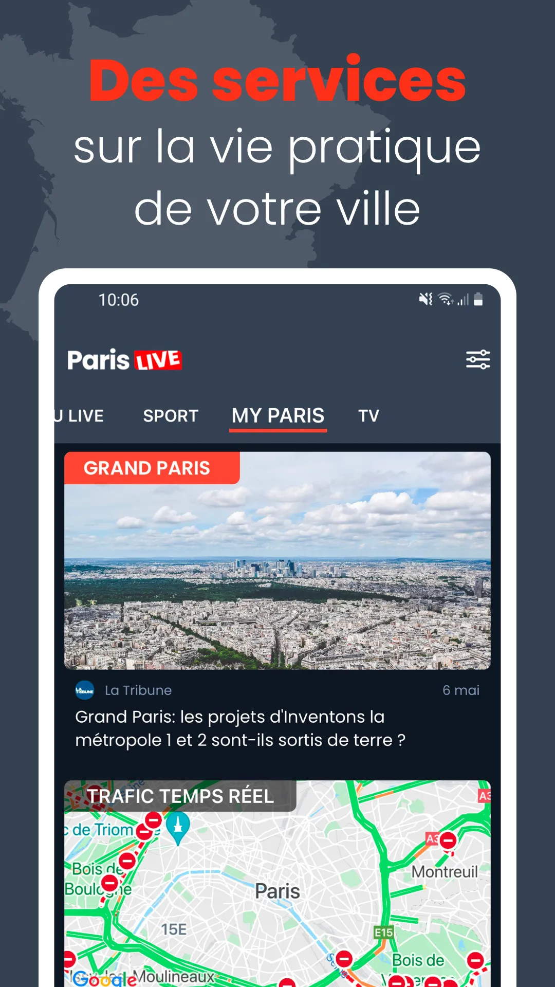 Paris Live | Indus Appstore | Screenshot