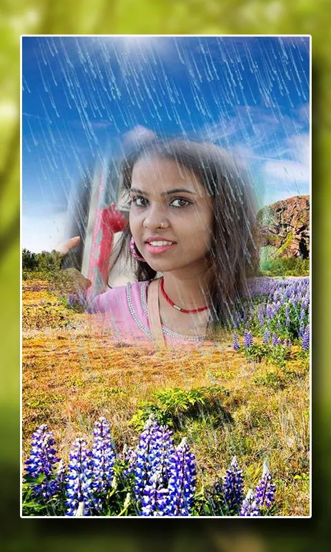 Rain Photo Frames | Indus Appstore | Screenshot