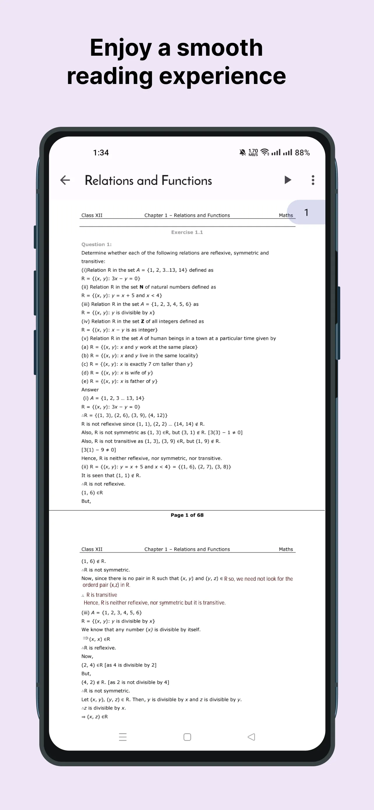 Class 12 NCERT Solutions | Indus Appstore | Screenshot