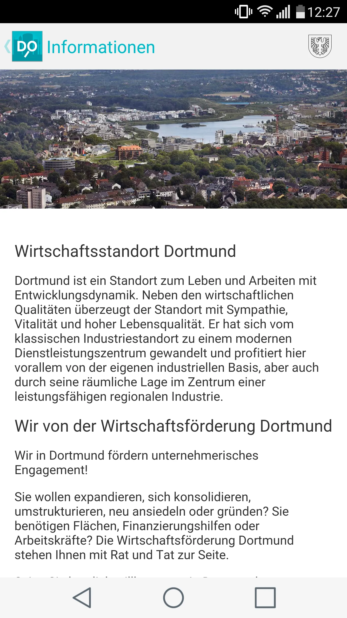 Dortmunder Immobilien App | Indus Appstore | Screenshot