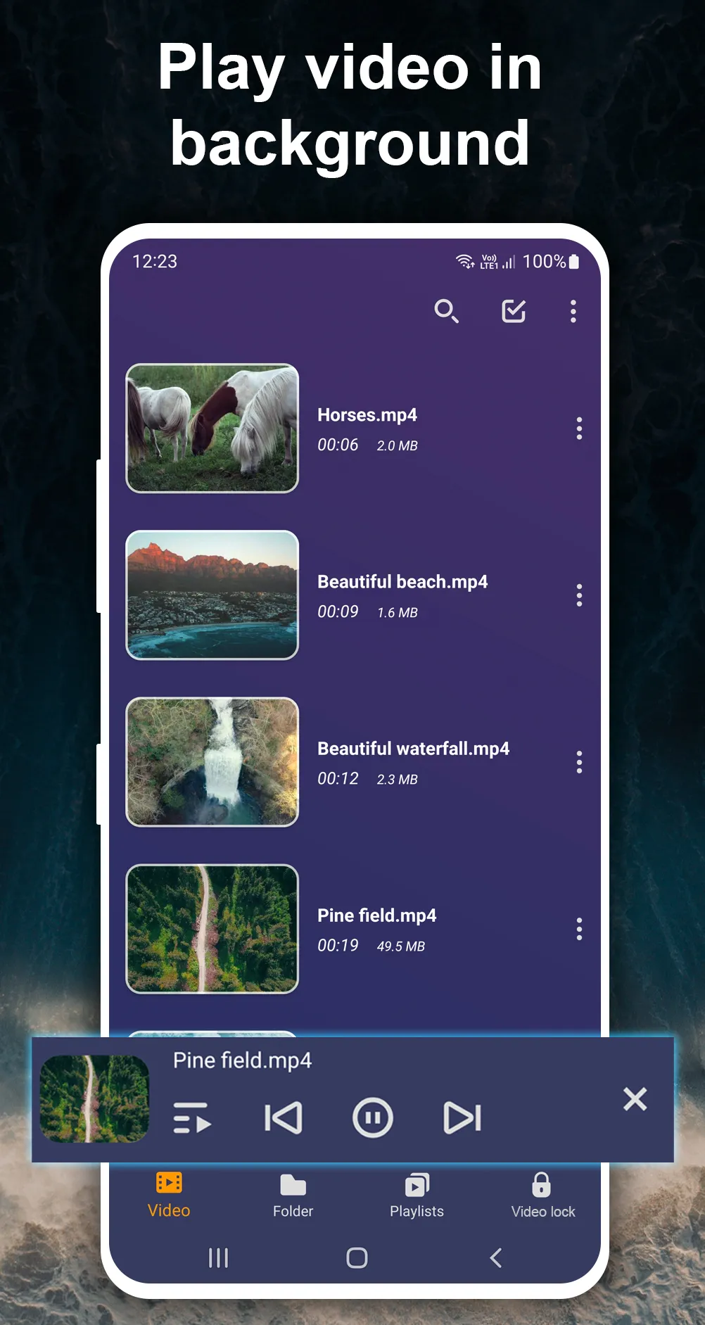 Video Player | Indus Appstore | Screenshot