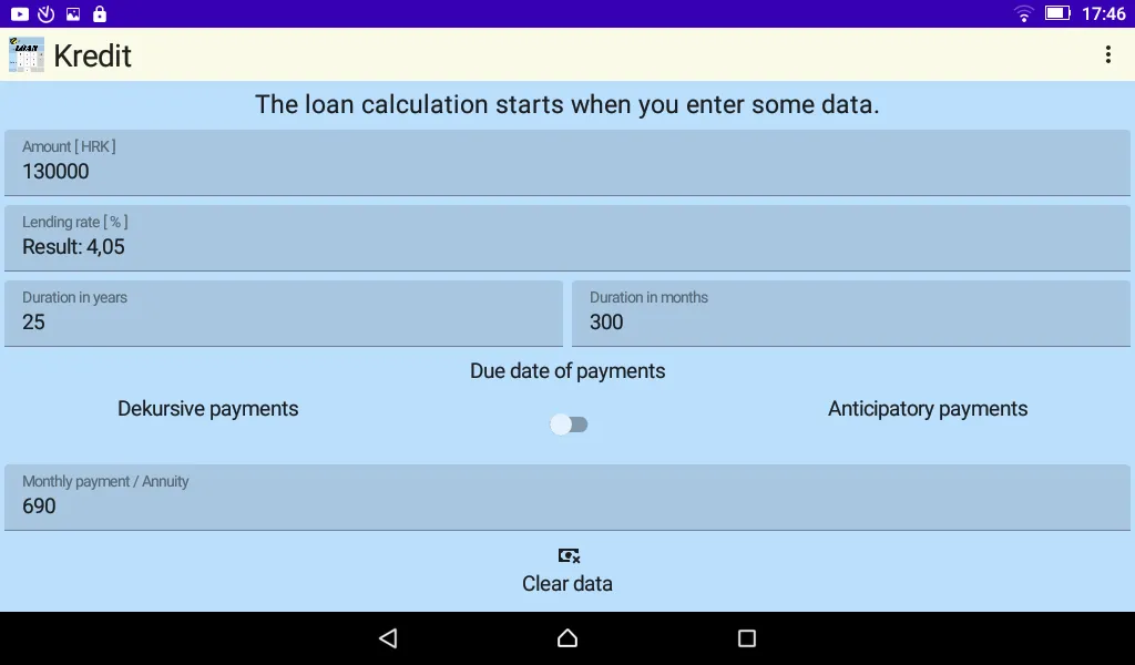 Kreditrechner Darlehensrechner | Indus Appstore | Screenshot