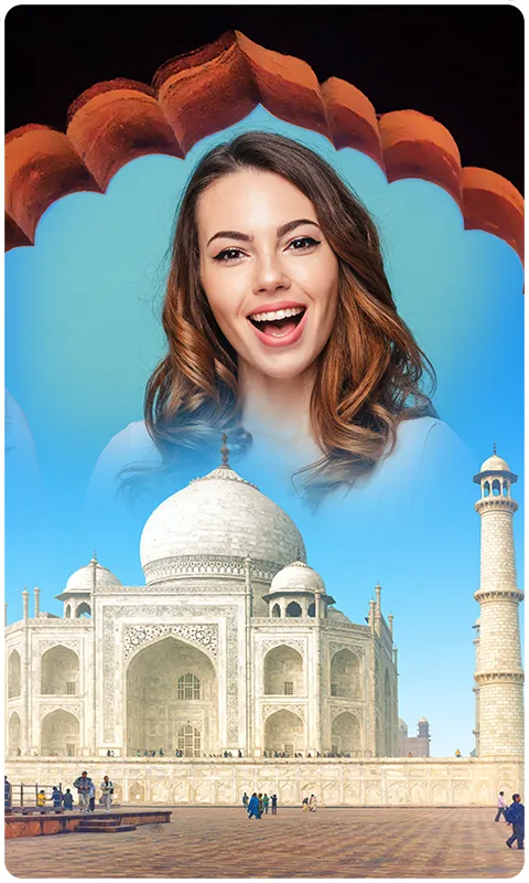 Taj Mahal Photo Frames | Indus Appstore | Screenshot