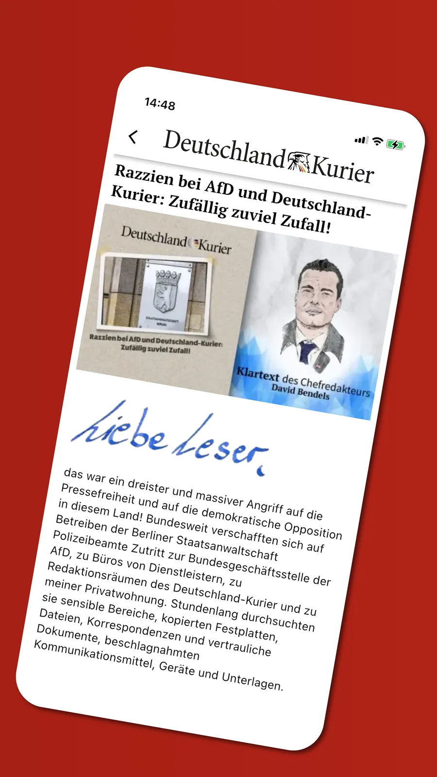 Deutschland-Kurier | Indus Appstore | Screenshot