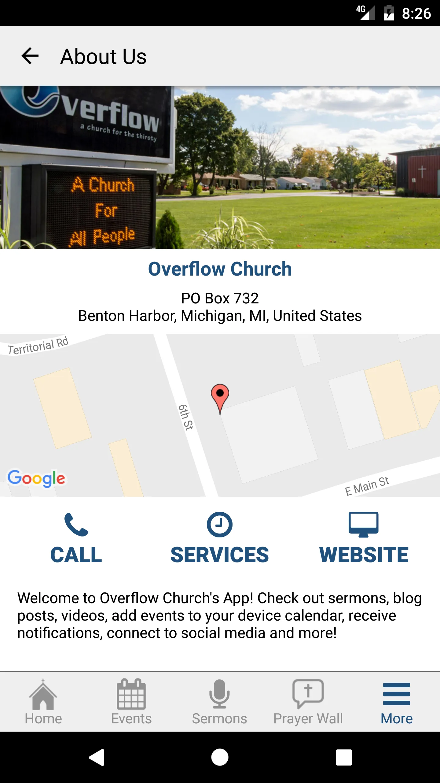 Overflow Church | Indus Appstore | Screenshot