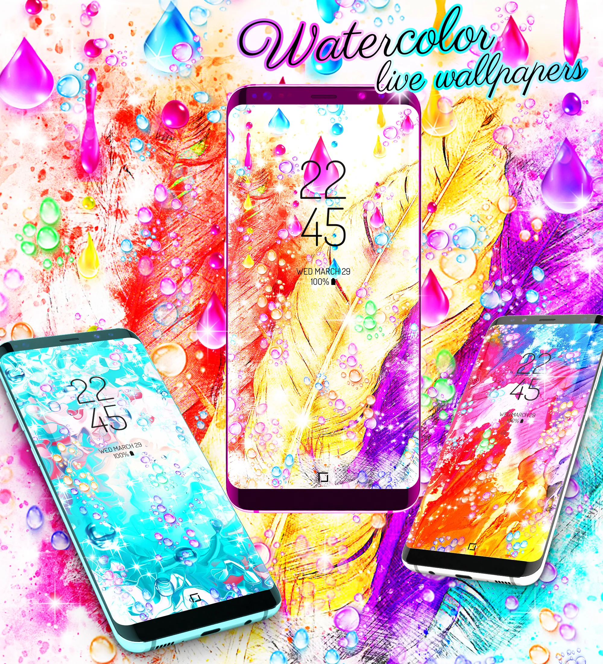 Watercolor live wallpapers | Indus Appstore | Screenshot