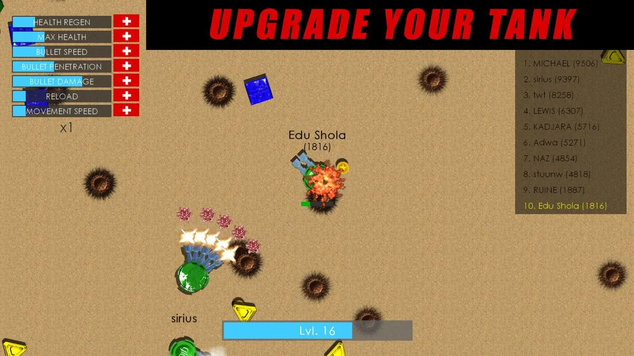 Banzur.io - Tank Battle Royale | Indus Appstore | Screenshot