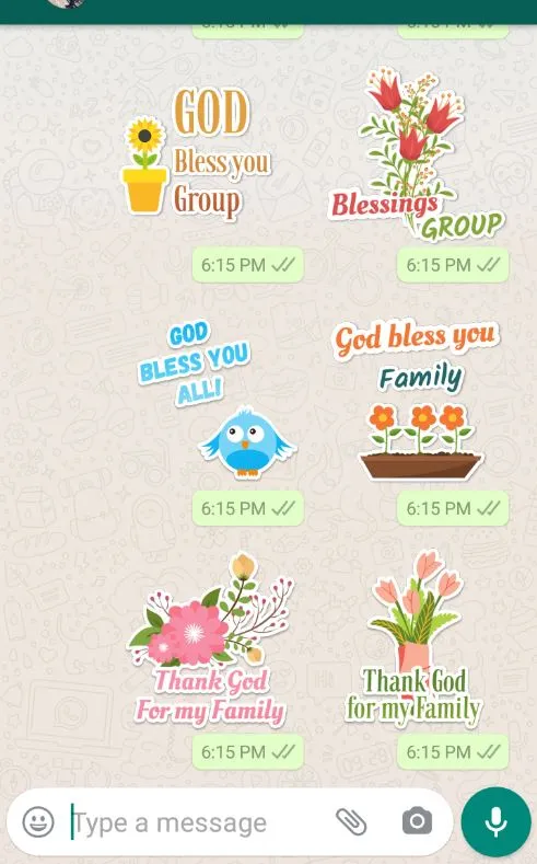 Christian Stickers | Indus Appstore | Screenshot