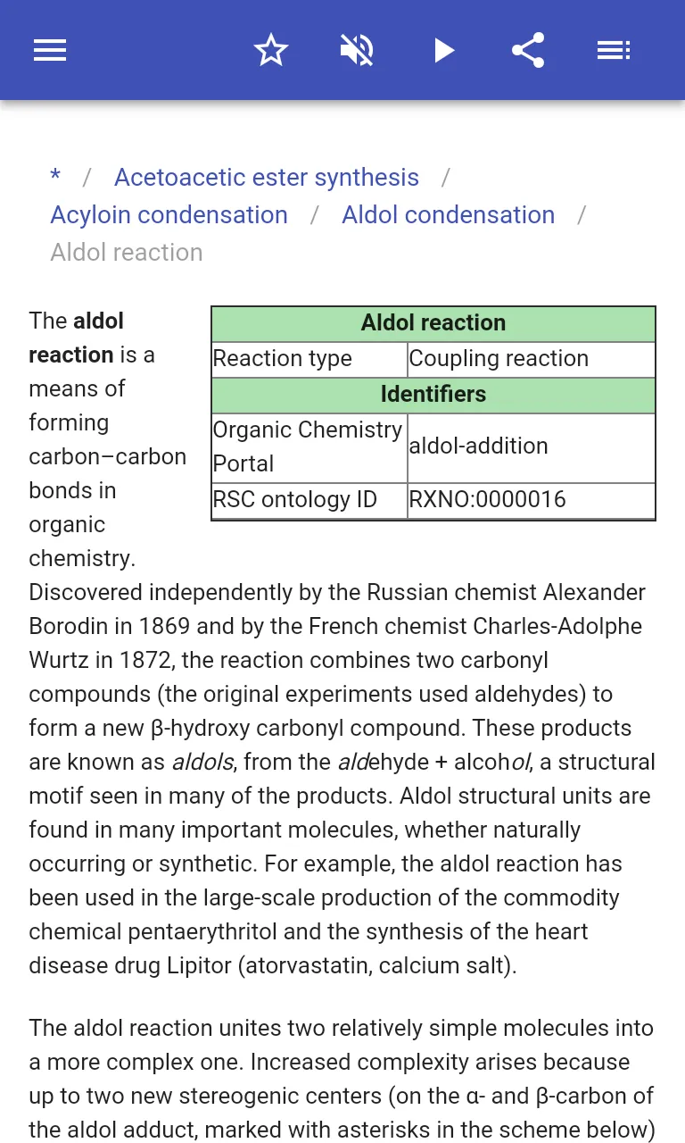 Organic reactions | Indus Appstore | Screenshot