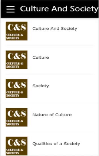 Culture and Society | Indus Appstore | Screenshot