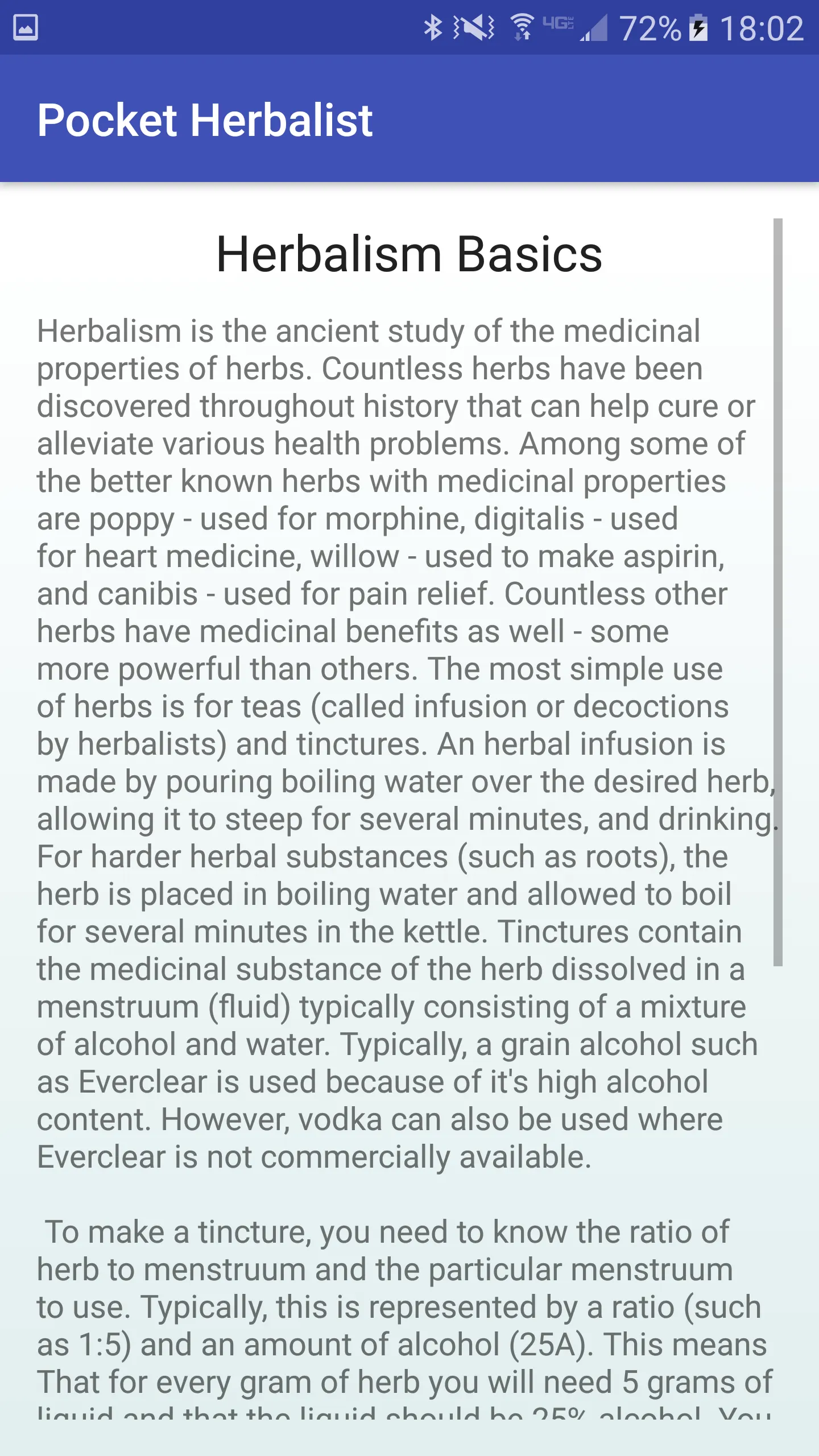 Pocket Herbalist | Indus Appstore | Screenshot