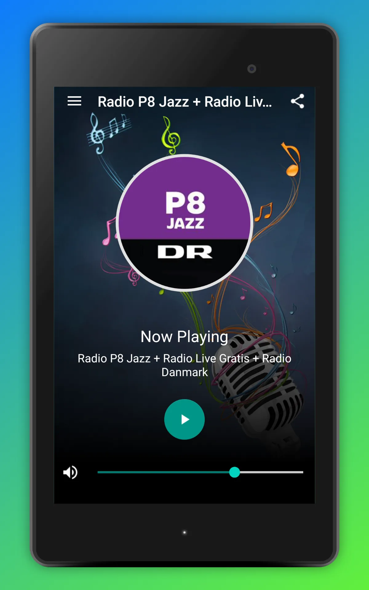 DR P8 Jazz Radio Danmark App | Indus Appstore | Screenshot