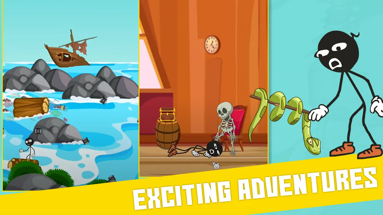 Stickman Escape Story Help Him | Indus Appstore | Screenshot