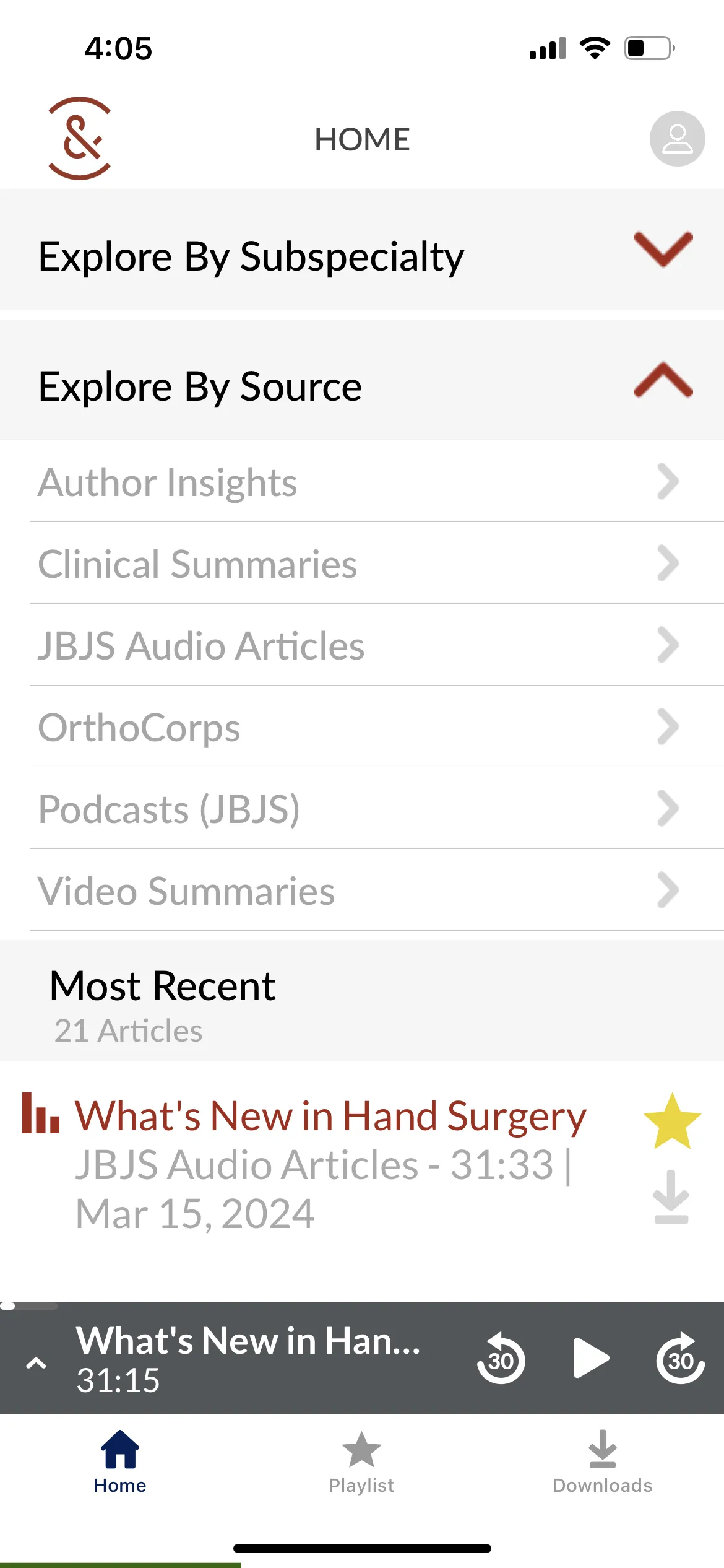 JBJS Audio | Indus Appstore | Screenshot