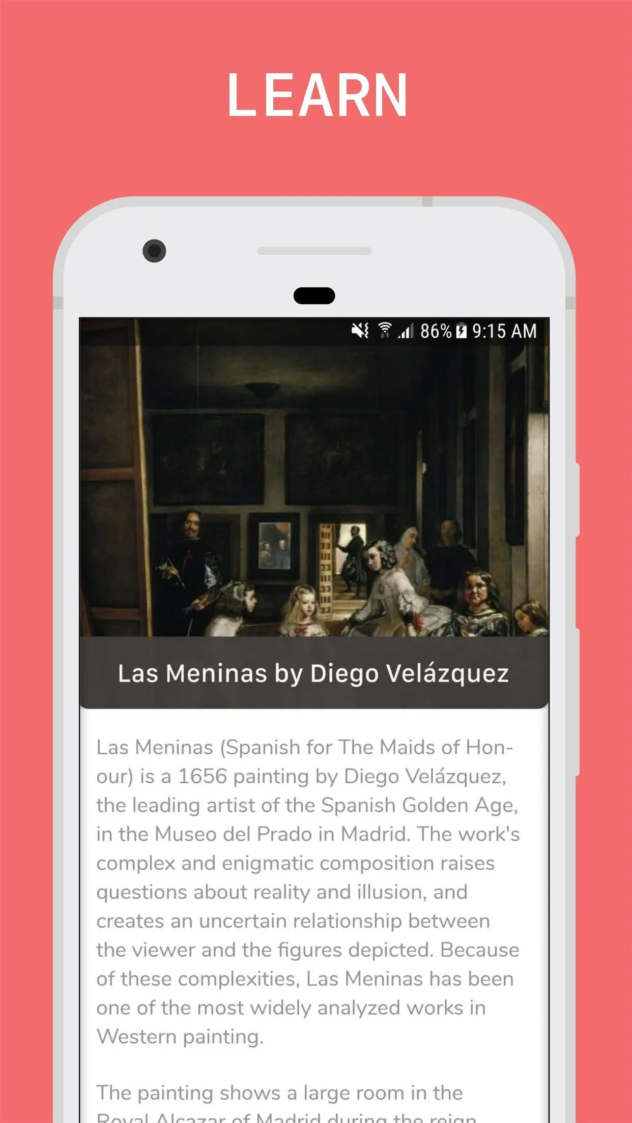 Museo del Prado Travel Guide | Indus Appstore | Screenshot